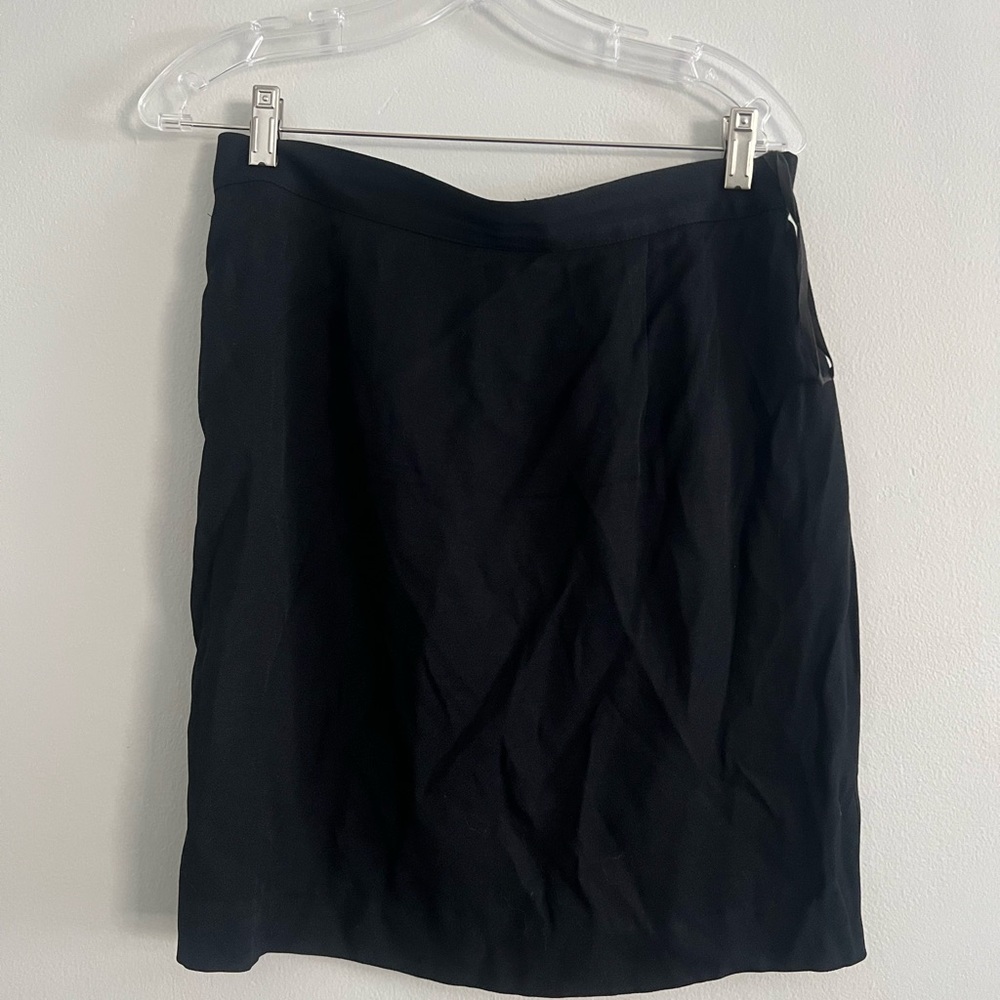 Source Unknown Classic Black Pencil Skirt